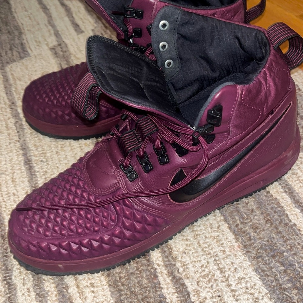 Nike Men’s Lunar Force 1 Duckboot '17 Bordeaux/Black - Size 13